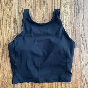 lululemon athletica Women’s Black Crop Tank Top